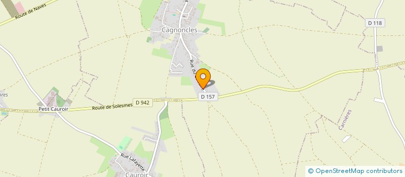 localisation de l'entreprise MONSIEUR STEPHANE DELVAUX  CAGNONCLES