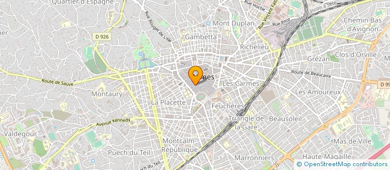 localisation de l'entreprise MONSIEUR STEPHANE DEMANGE à NIMES
