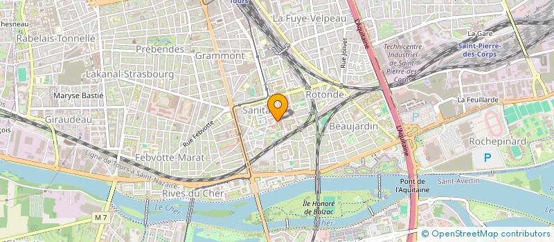 localisation de l'entreprise MONSIEUR STEPHANE DEMARRE  TOURS