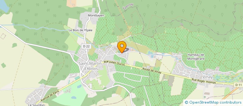 localisation de l'entreprise MONSIEUR STEPHANE DEMAY  SAINT-MARTIN-D'ABLOIS