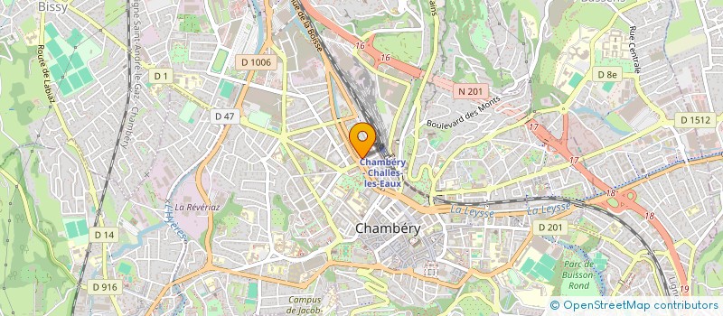 localisation de l'entreprise MONSIEUR STEPHANE DEMELLIER à CHAMBERY