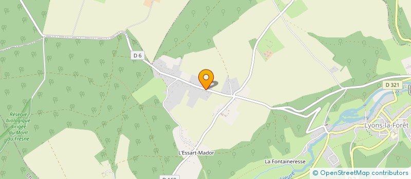 localisation de l'entreprise MONSIEUR STEPHANE DEMERGES  LYONS-LA-FORET