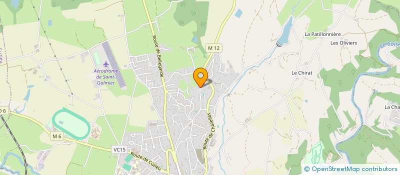 localisation de l'entreprise MONSIEUR STEPHANE DEMET  SAINT-GALMIER