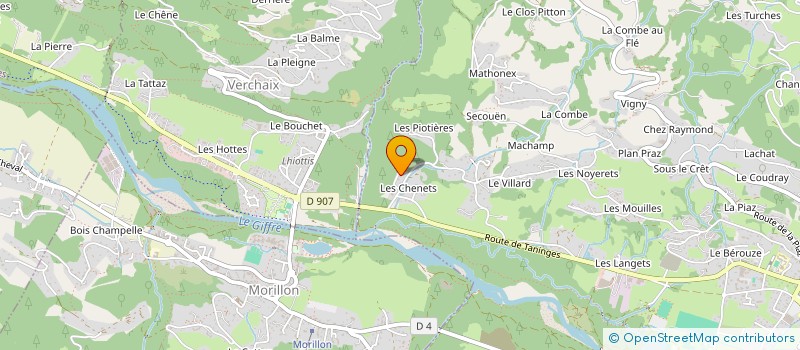 localisation de l'entreprise MONSIEUR STEPHANE DENAMBRIDE à SAMOENS