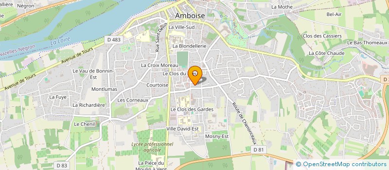 localisation de l'entreprise MONSIEUR STEPHANE DENIAU  AMBOISE