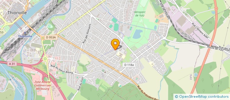 localisation de l'entreprise MONSIEUR STEPHANE DENIS  YUTZ