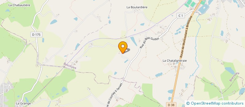 localisation de l'entreprise MONSIEUR STEPHANE DENIS LAMBERT  BRESSUIRE