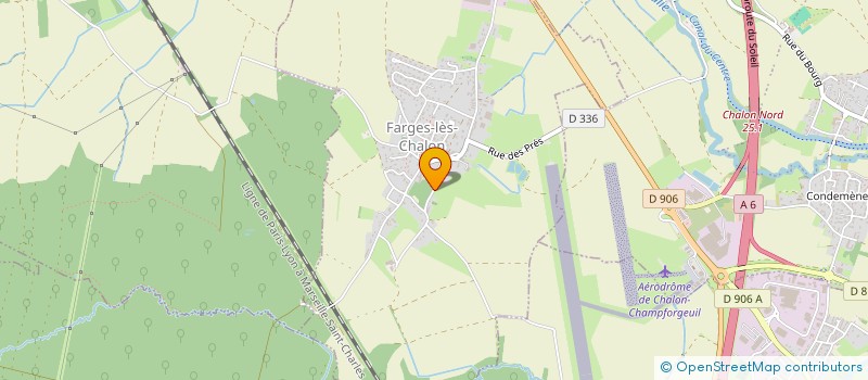 localisation de l'entreprise MONSIEUR STEPHANE DENIZOT  FARGES-LES-CHALON