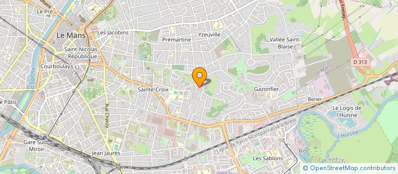 localisation de l'entreprise MONSIEUR STEPHANE DENNER  LE MANS