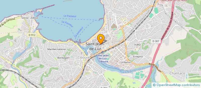 localisation de l'entreprise MONSIEUR STEPHANE DENOYELLE à SAINT-JEAN-DE-LUZ