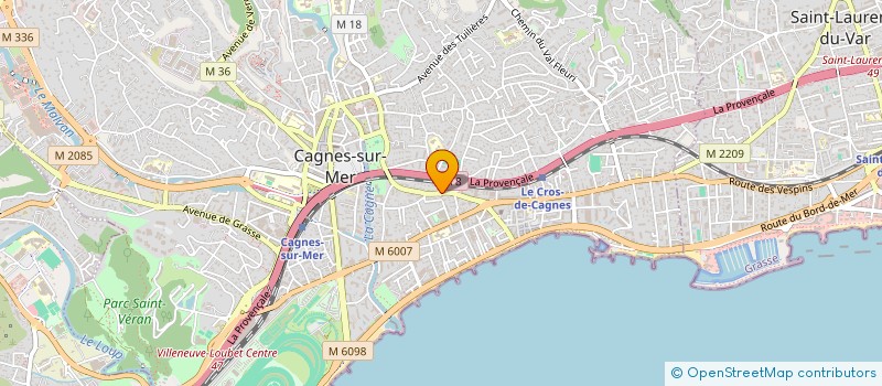 localisation de l'entreprise MONSIEUR STEPHANE DEREPAS à CAGNES-SUR-MER