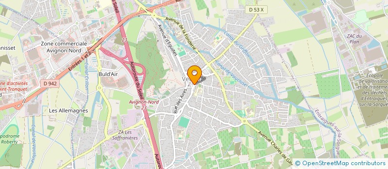 localisation de l'entreprise MONSIEUR STEPHANE DERI  VEDENE