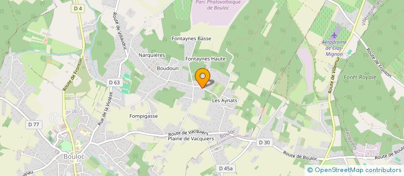 localisation de l'entreprise MONSIEUR STEPHANE DEROCH  BOULOC