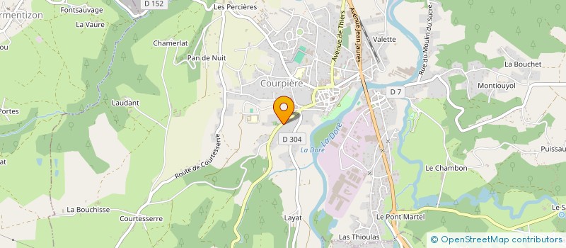 localisation de l'entreprise MONSIEUR STEPHANE DEROSSIS à COURPIERE