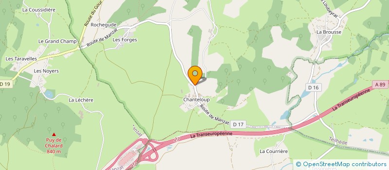 localisation de l'entreprise MONSIEUR STEPHANE DEROSSY  CHARBONNIERES-LES-VIEILLES