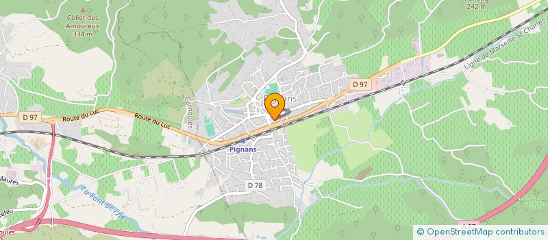 localisation de l'entreprise MONSIEUR STEPHANE DESCAMPS  PIGNANS