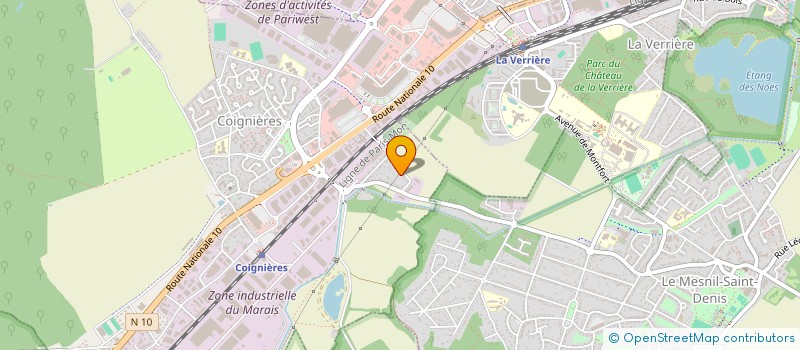 localisation de l'entreprise MONSIEUR STEPHANE DESLAURIERS  COIGNIERES