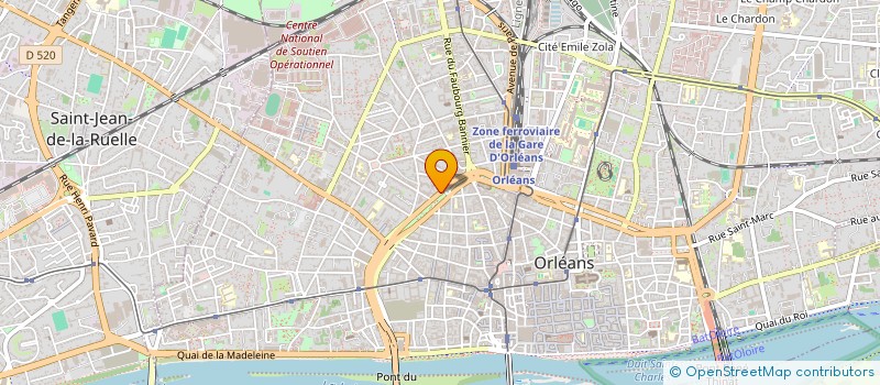 localisation de l'entreprise MONSIEUR STEPHANE DESPLANQUES à ORLEANS