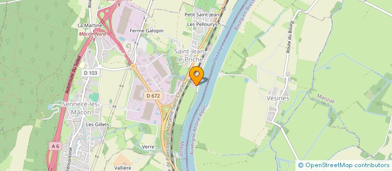 localisation de l'entreprise MONSIEUR STEPHANE DESPLOTS  MACON