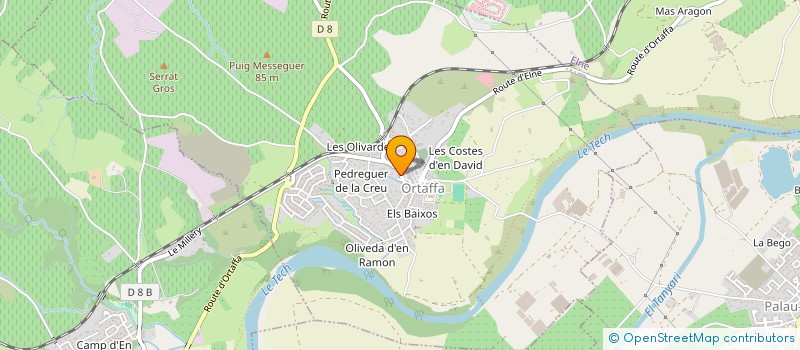 localisation de l'entreprise MONSIEUR STEPHANE DESREUMAUX  ORTAFFA