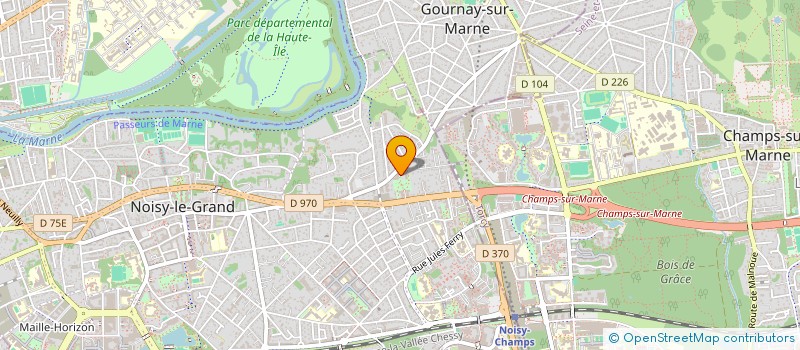 localisation de l'entreprise MONSIEUR STEPHANE DESRUES  NOISY-LE-GRAND