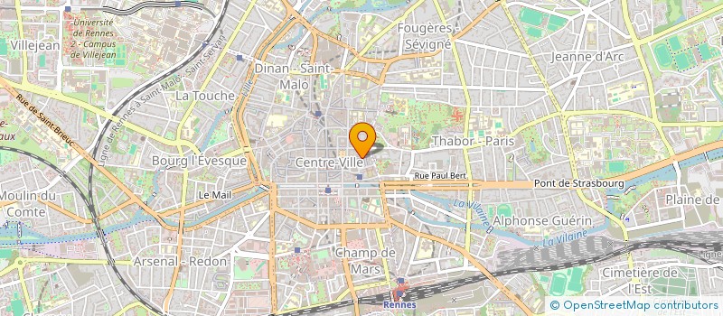 localisation de l'entreprise MONSIEUR STEPHANE DETOMA  RENNES