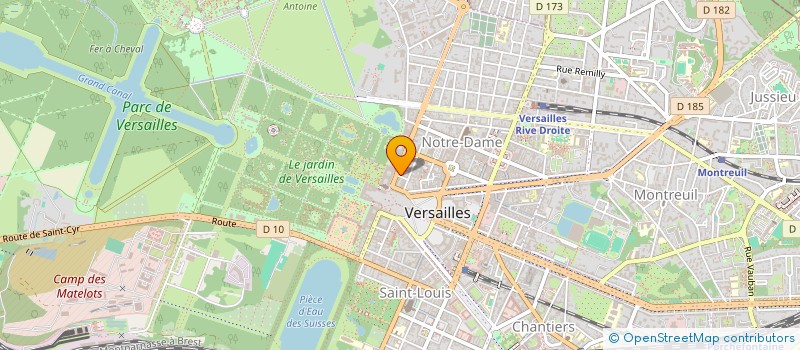 localisation de l'entreprise MONSIEUR STEPHANE DEVILLENEUVE à VERSAILLES