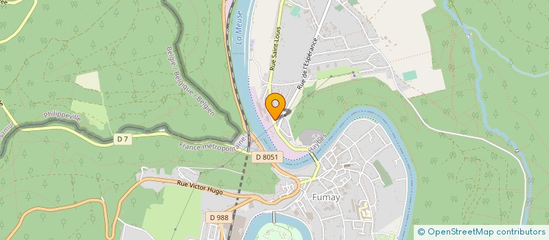 localisation de l'entreprise MONSIEUR STEPHANE DEVOSSE  HAYBES