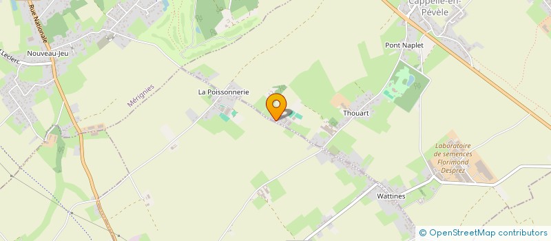 localisation de l'entreprise MONSIEUR STEPHANE DHENNIN  CAPPELLE-EN-PEVELE