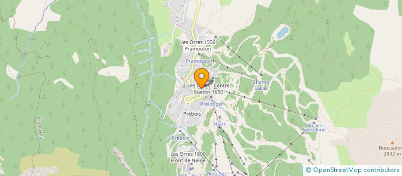 localisation de l'entreprise MONSIEUR STEPHANE DI DOMENICO  LES ORRES