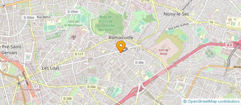 localisation de l'entreprise MONSIEUR STEPHANE DIAGANA à ROMAINVILLE