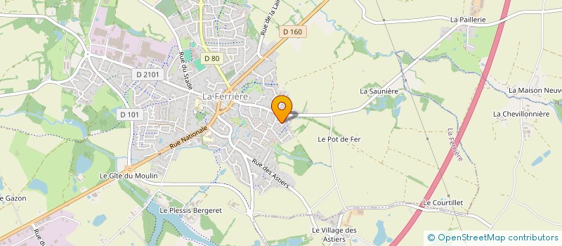 localisation de l'entreprise MONSIEUR STEPHANE DIAZ  LA FERRIERE