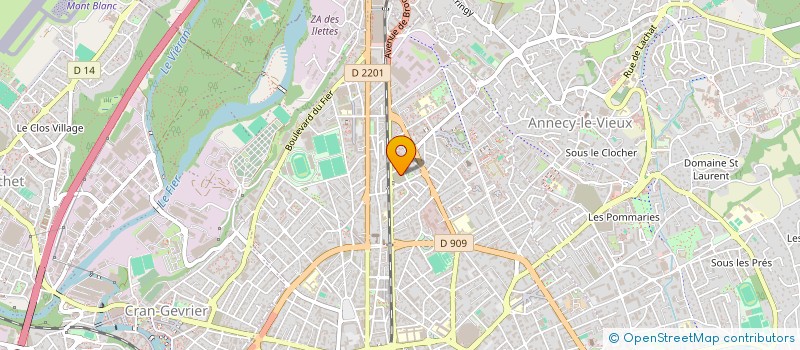 localisation de l'entreprise MONSIEUR STEPHANE DIAZ à ANNECY