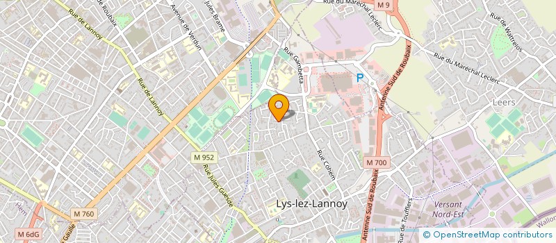 localisation de l'entreprise MONSIEUR STEPHANE DIEUDONNE  LYS-LEZ-LANNOY