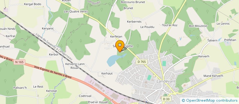 localisation de l'entreprise MONSIEUR STEPHANE DIGABEL  LANDEVANT