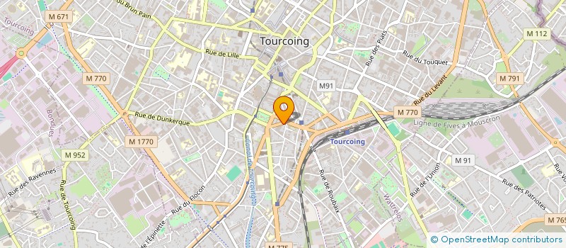 localisation de l'entreprise MONSIEUR STEPHANE DILLIES à TOURCOING