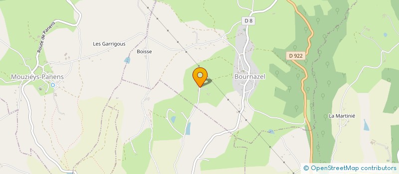 localisation de l'entreprise MONSIEUR STEPHANE DION  BOURNAZEL