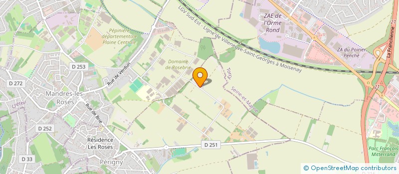 localisation de l'entreprise MONSIEUR STEPHANE DISDET  PERIGNY