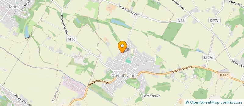 localisation de l'entreprise MONSIEUR STEPHANE DIZANT  DREMIL-LAFAGE