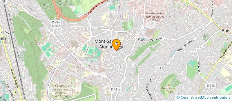 localisation de l'entreprise MONSIEUR STEPHANE DJEMBA ESSOME  MONT-SAINT-AIGNAN