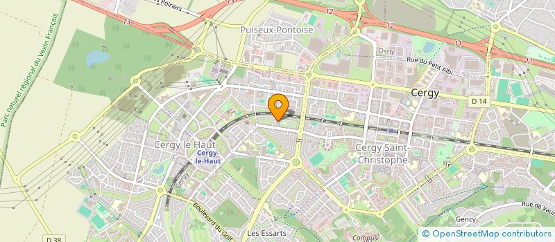 localisation de l'entreprise MONSIEUR STEPHANE DOMI  CERGY