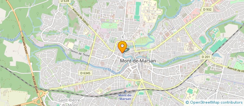 localisation de l'entreprise MONSIEUR STEPHANE DORIANT  MONT-DE-MARSAN