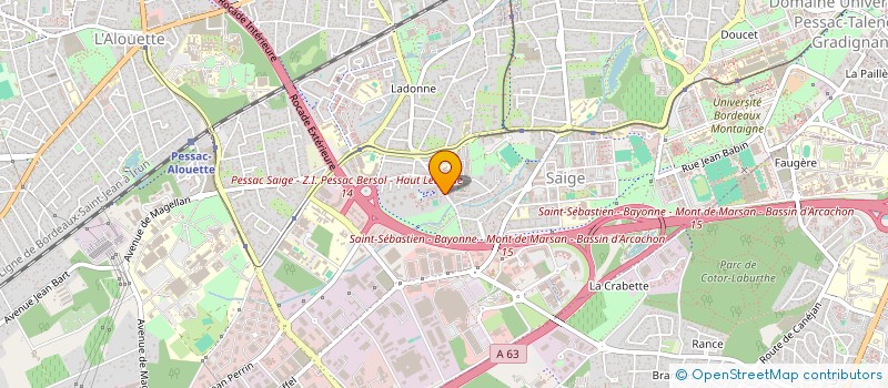 localisation de l'entreprise MONSIEUR STEPHANE DORN  PESSAC