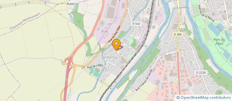 localisation de l'entreprise MONSIEUR STEPHANE DOROTTE  VILLENOY