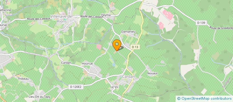 localisation de l'entreprise MONSIEUR STEPHANE DOS SANTOS  CARDAN