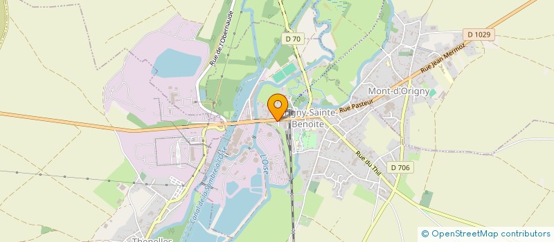 localisation de l'entreprise MONSIEUR STEPHANE DOSIERE  ORIGNY-SAINTE-BENOITE