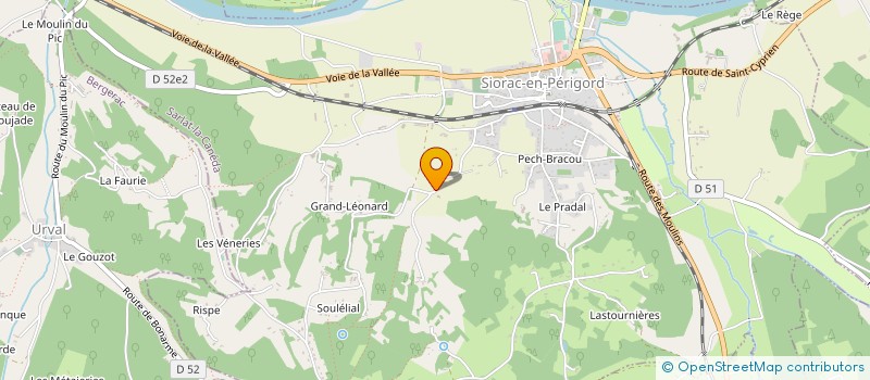 localisation de l'entreprise MONSIEUR STEPHANE DOUBLEIN  SIORAC-EN-PERIGORD