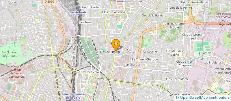 localisation de l'entreprise MONSIEUR STEPHANE DOUCET à ORLEANS