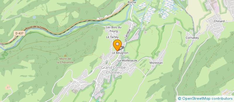 localisation de l'entreprise MONSIEUR STEPHANE DOULCIER  GRAND'COMBE-CHATELEU