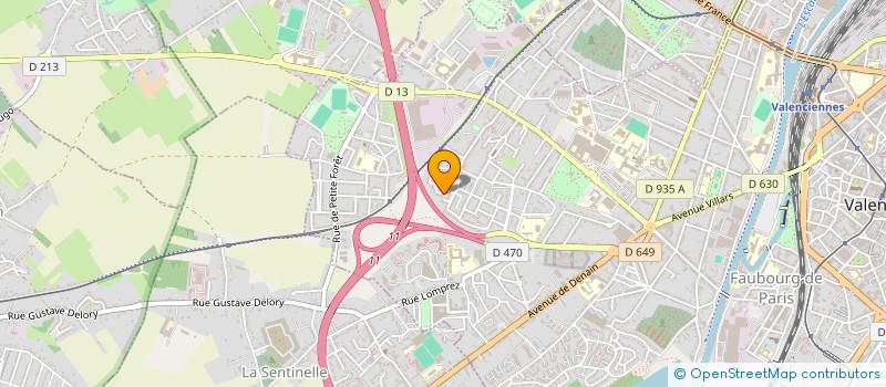 localisation de l'entreprise MONSIEUR STEPHANE DOURIEZ à VALENCIENNES